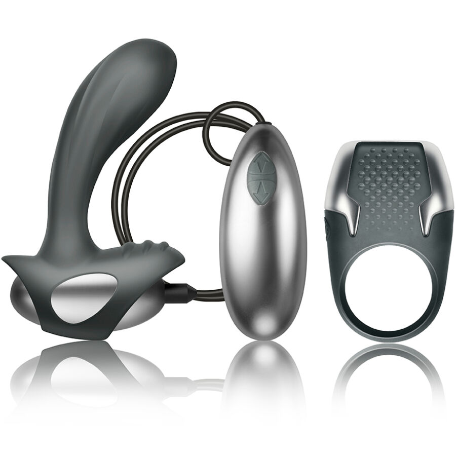 Climaximum-Kit Excite Vibrationsring + Stimulator Prostata · Spielzeug-Sets
