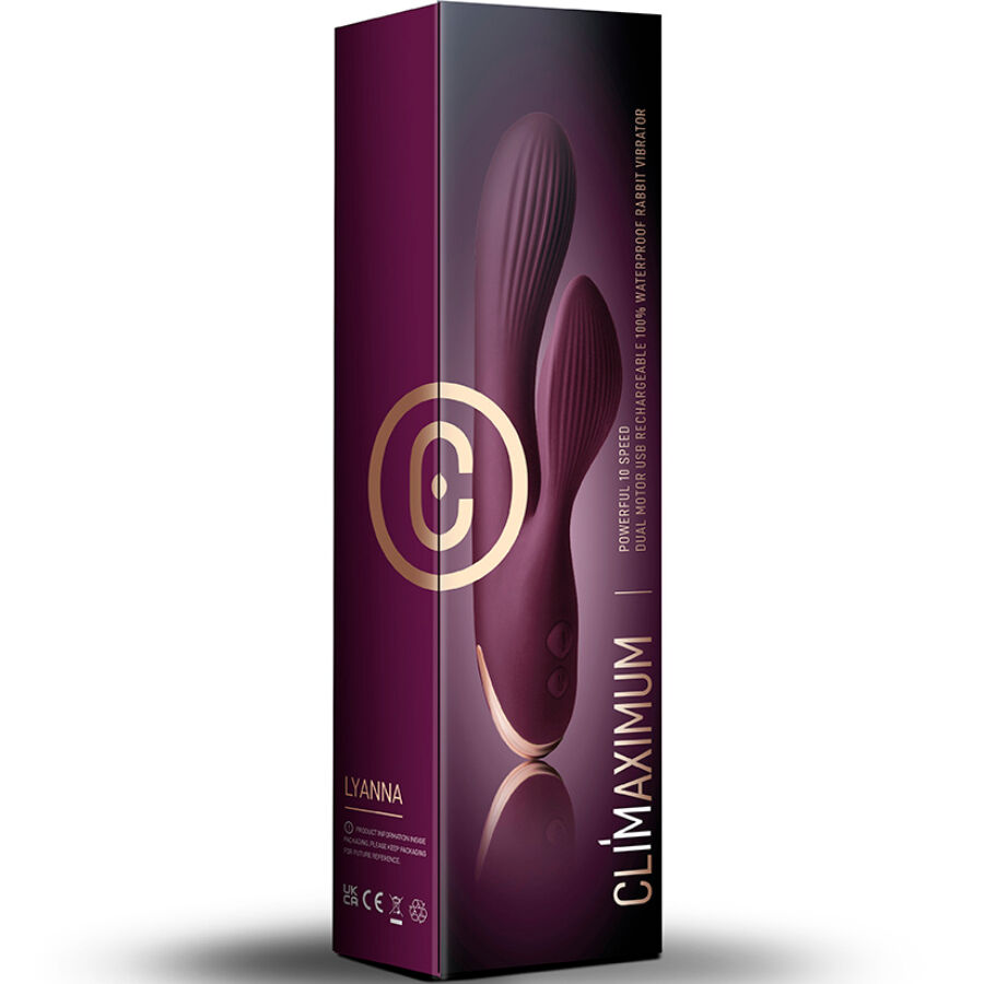 Climaximum-Lyanna Rabbit Vibrator-Silikon, 10 Geschwindigkeiten, Wiederaufladbar · Vibratoren (Bild 3)