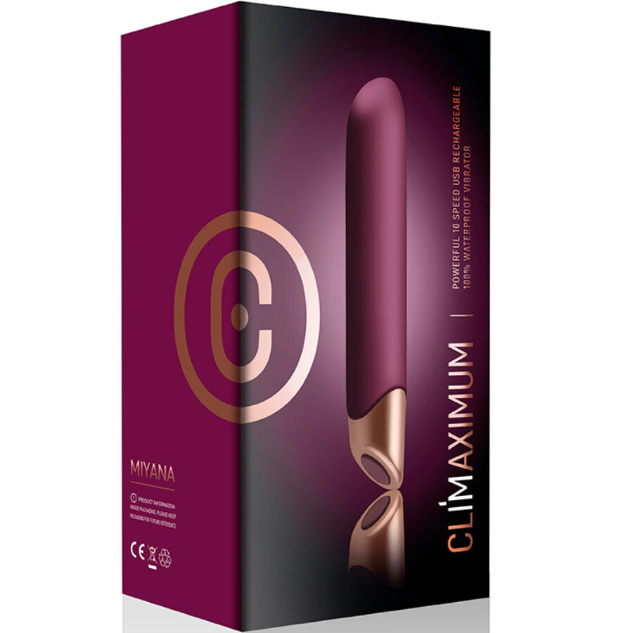 Climaximum-Miyana Classic Vibrator-Silikon, 10 Geschwindigkeiten · Vibratoren (Bild 3)