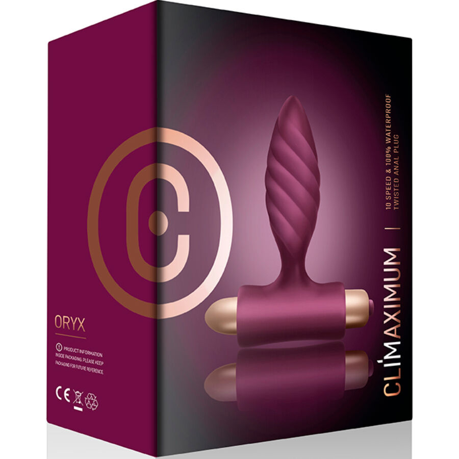 Climaximum-Oryx Anal-Dilatator Vibrierende Torte-Silizium, 10 Geschwindigkeiten · Sextoys (Bild 3)