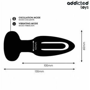 Addicted Toys-Analplug mit Vibrationssprache und Fernbedienung-10 Geschwindigkeiten · Sextoys (Bild 6)
