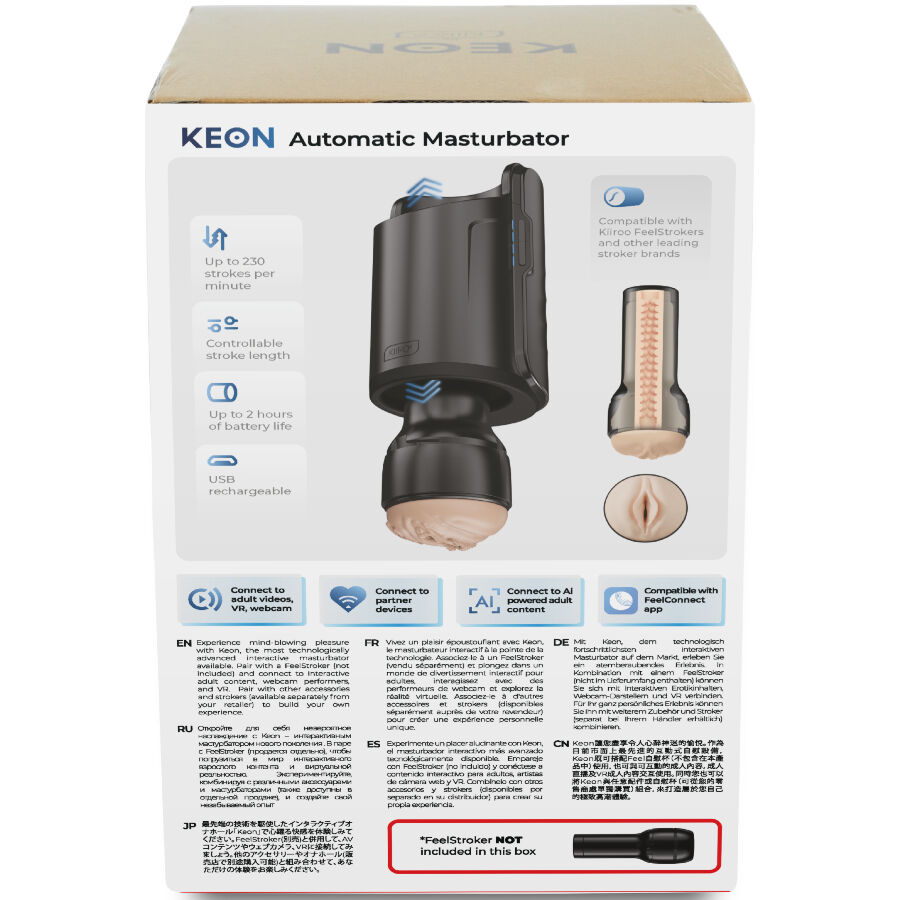 Kiiroo-Keon Wifi Masturbator Automatisch-Silikon, App, USB · Sextoys (Bild 3)