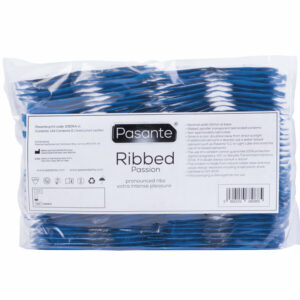 Pasante-Ribbed Passion Gerippte Kondome, 144er-Set