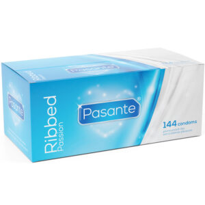 Pasante-Ribbed Passion Kondome Box 144 Stk.-Latex