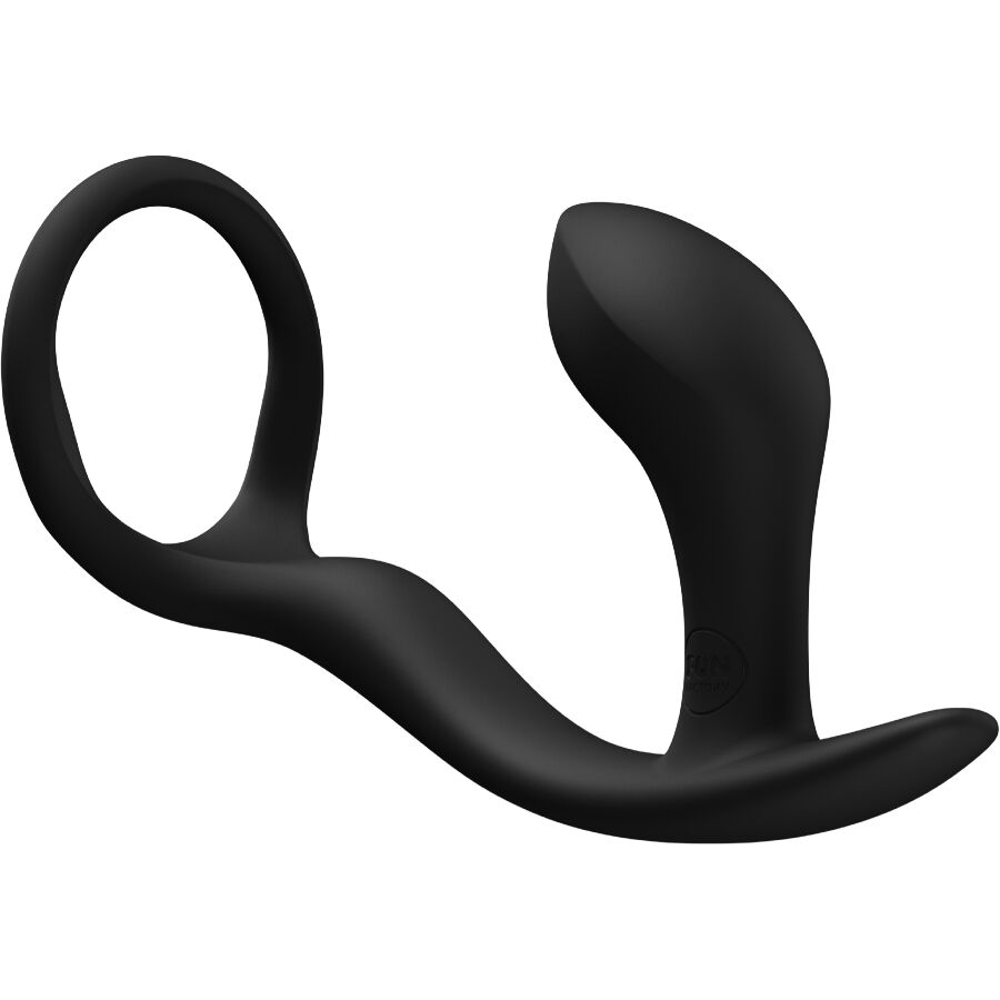 Fun Factory-Bootie Ring Analplug Schwarz-Silikon, Wasserdicht · Sextoys