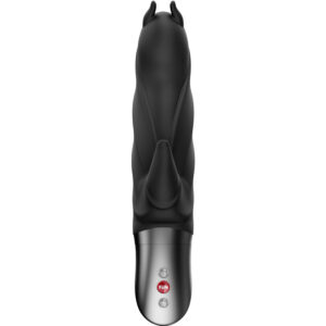 Fun Factory-Darling Devil Rabbit Vibrator Schwarz-Silikon, 3 Geschwindigkeiten · Vibratoren (Bild 3)