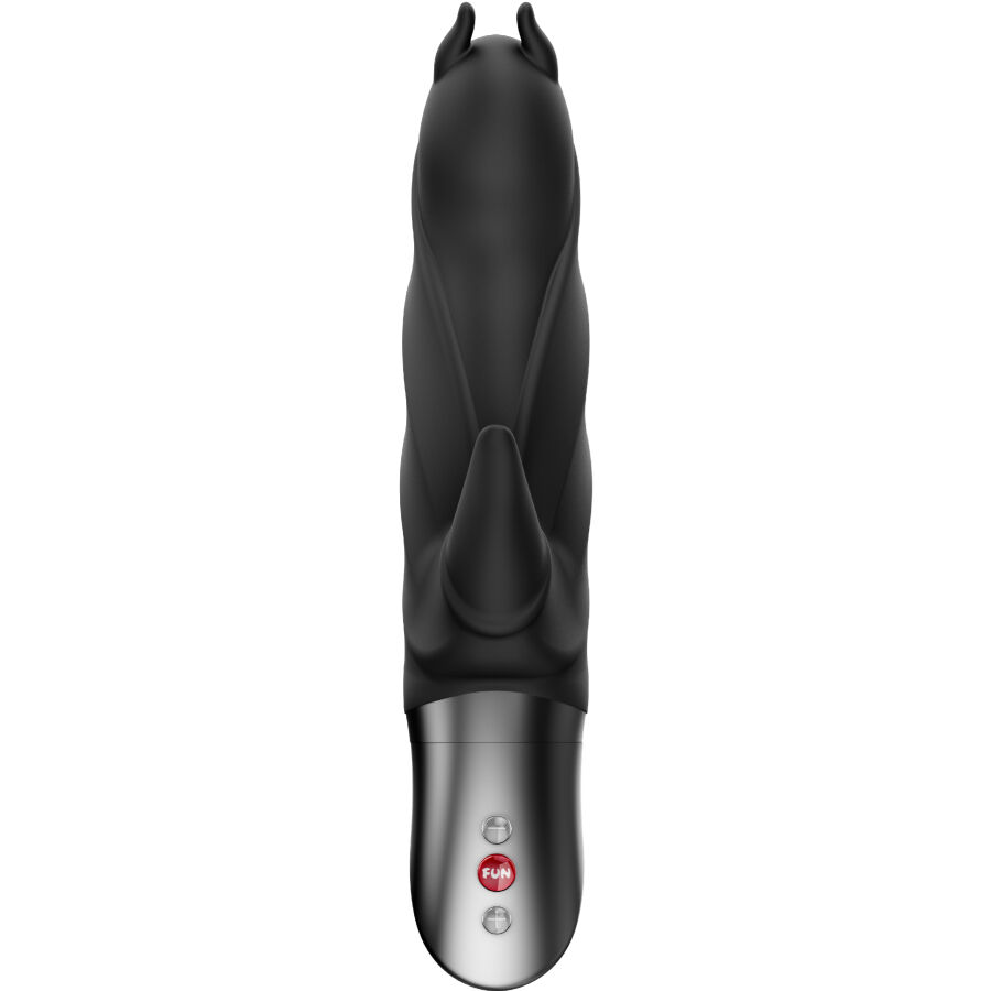 Fun Factory-Darling Devil Rabbit Vibrator Schwarz-Silikon, 3 Geschwindigkeiten · Vibratoren (Bild 3)