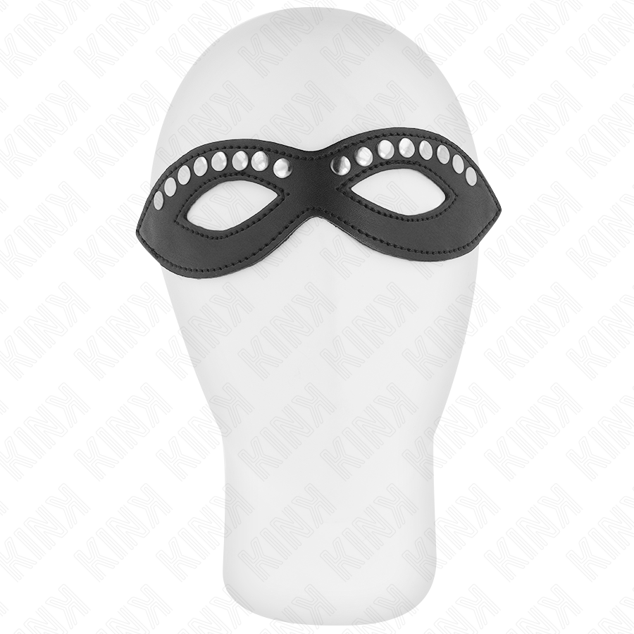Kink Masked Allure-Augenmaske mit Mini Model Nieten 1 20,5 cm · Bondage & Handschellen