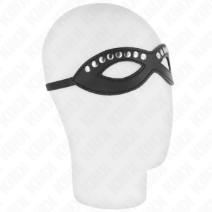 Kink Masked Allure-Augenmaske mit Mini Model Nieten 1 20,5 cm · Bondage & Handschellen (Bild 3)