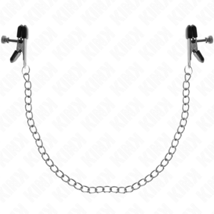 Kink Nipple Grip-Muffen für flache Ketten Nippel Silber 34 · BDSM-Zubehör (Bild 2)