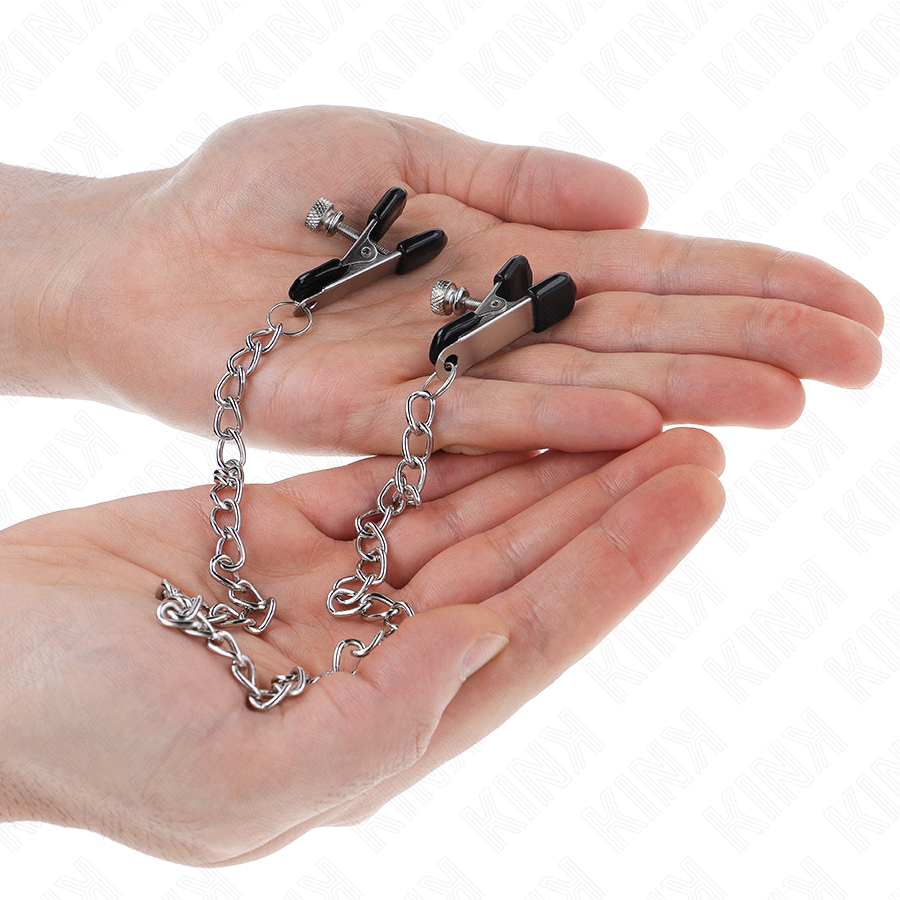 Kink Nipple Grip-Muffen für flache Ketten Nippel Silber 34 · BDSM-Zubehör (Bild 3)