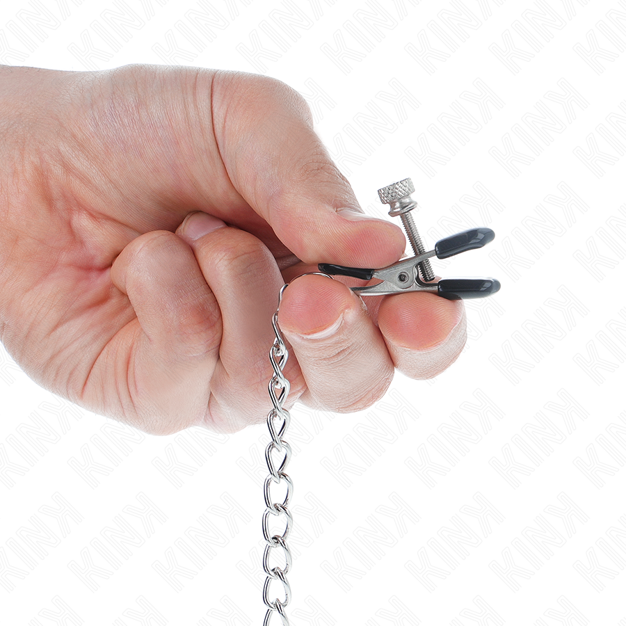 Kink Nipple Grip-Muffen für flache Ketten Nippel Silber 34 · BDSM-Zubehör (Bild 4)