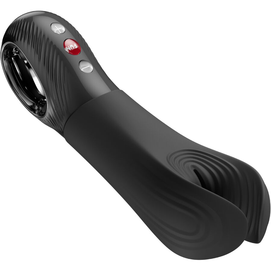 Fun Factory-Vibrator Masturbator Schwarz-Silikon, 12 Geschwindigkeiten · Vibratoren