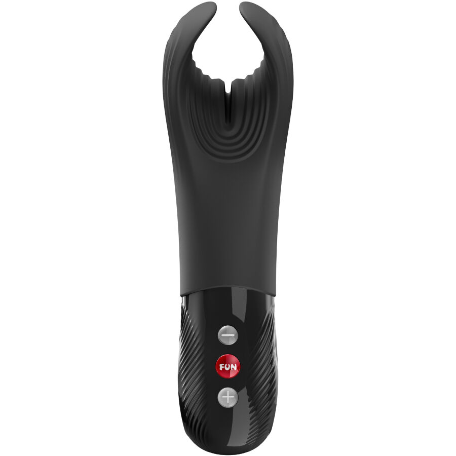 Fun Factory-Vibrator Masturbator Schwarz-Silikon, 12 Geschwindigkeiten · Vibratoren (Bild 3)