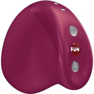 Fun Factory-Mea Druckwellen-Vibrator Weinrot-Silikon, 10 Stufen