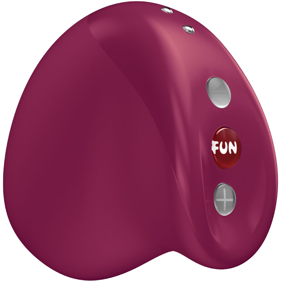 Fun Factory-Mea Druckwellen-Vibrator Weinrot-Silikon, 10 Stufen