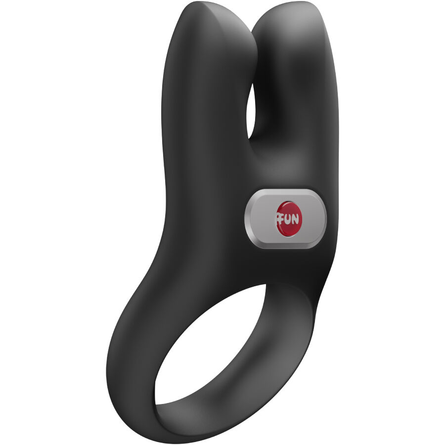 Fun Factory-Nos Ring Vibrator für Penis, Schwarz-Silikon, 3 · Sextoys