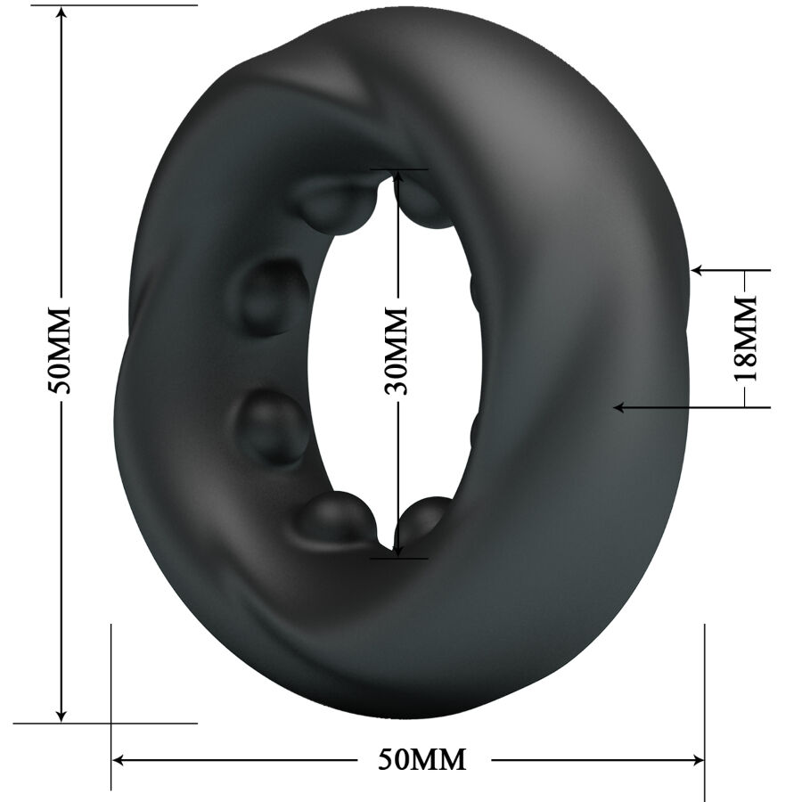 Crazy Bull-Daquez Silikonring Modell 4-Waterproof · Sextoys (Bild 3)