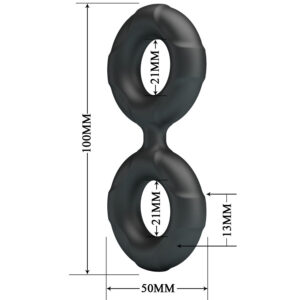Crazy Bull-Radwan Double Silikon Ring Modell 19-Waterproof · Sextoys (Bild 6)
