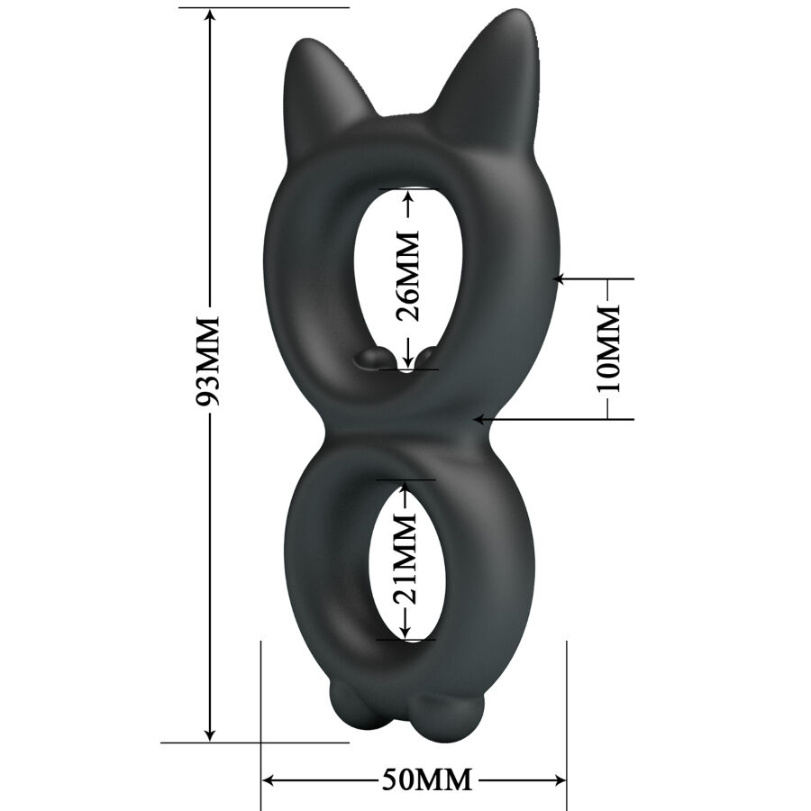 Crazy Bull-Torano Double Silikon Ring Modell 20-Waterproof · Sextoys (Bild 6)