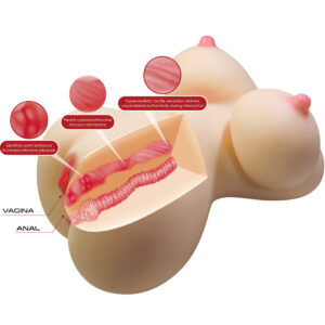 Crazy Bull-Fiona Torso Realistisch feminine mit Vagina und Anal 7.1 kg-TPR · Sextoys (Bild 7)