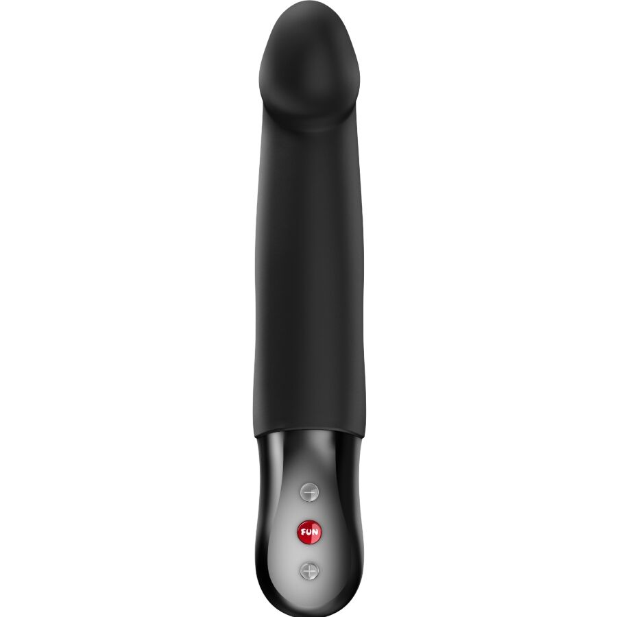 Fun Factory-Druckknopf Royal Stronic, Schwarz-Silikon, 7 · Vibratoren