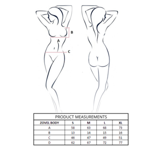 Passion Woman Teddies-Zovel Body Grau Open S/M · Sexy Damen-Dessous (Bild 4)