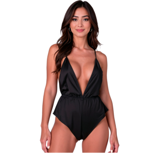 Passion Woman Teddies-Sensie Body Schwarz · Sexy Damen-Dessous