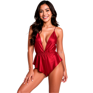 Passion Woman Teddies-Sensie Body Burgund S/M · Sexy Damen-Dessous