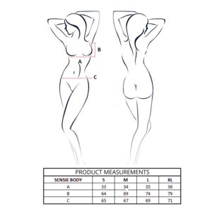 Passion Woman Teddies-Sensie Body Prugna S/M · Sexy Damen-Dessous (Bild 2)