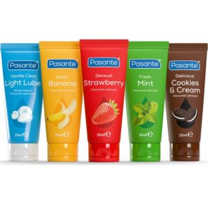 Pasante-Gleitgel-Paket Aromatisiert 5 Stk. X 15 ml · Kosmetika & Aphrodisiaka (Bild 3)