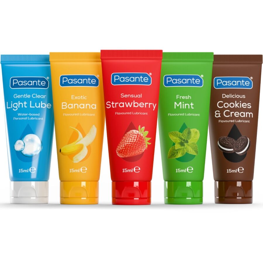 Pasante-Gleitgel-Paket Aromatisiert 5 Stk. X 15 ml · Kosmetika & Aphrodisiaka (Bild 3)