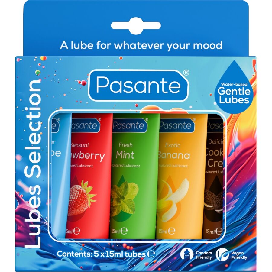 Pasante-Gleitgel-Paket Aromatisiert 5 Stk. X 15 ml · Kosmetika & Aphrodisiaka (Bild 2)
