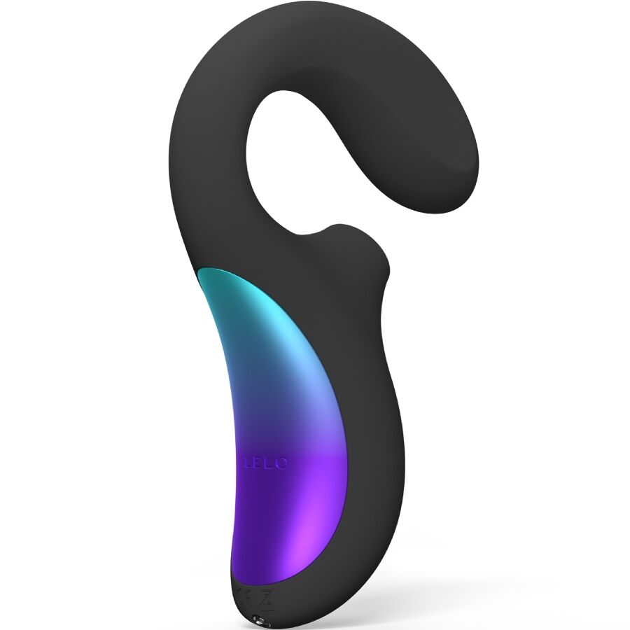 Lelo-Enigma Wave Dreifach-Massagegerät mit Vibration, Schwarz-Silikon