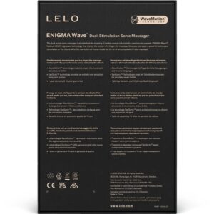 Lelo-Enigma Wave Triple Vibration Massagegerät, Schwarz-Silikon · Vibratoren (Bild 5)