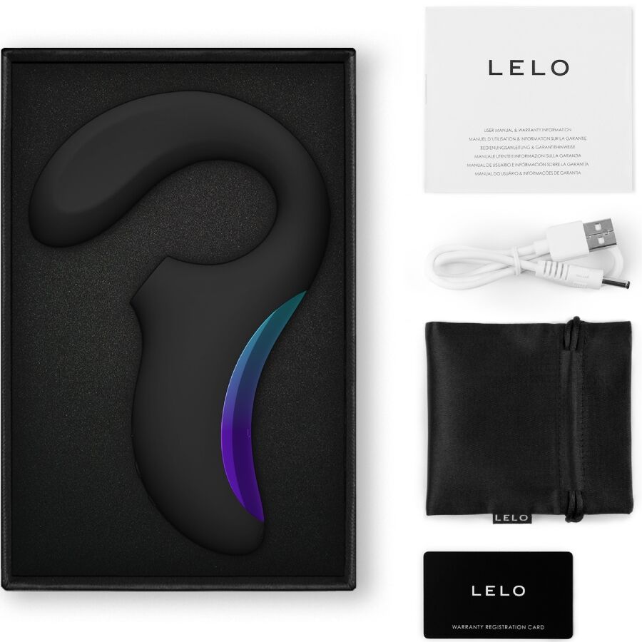 Lelo-Enigma Wave Triple Vibration Massagegerät, Schwarz-Silikon · Vibratoren (Bild 3)