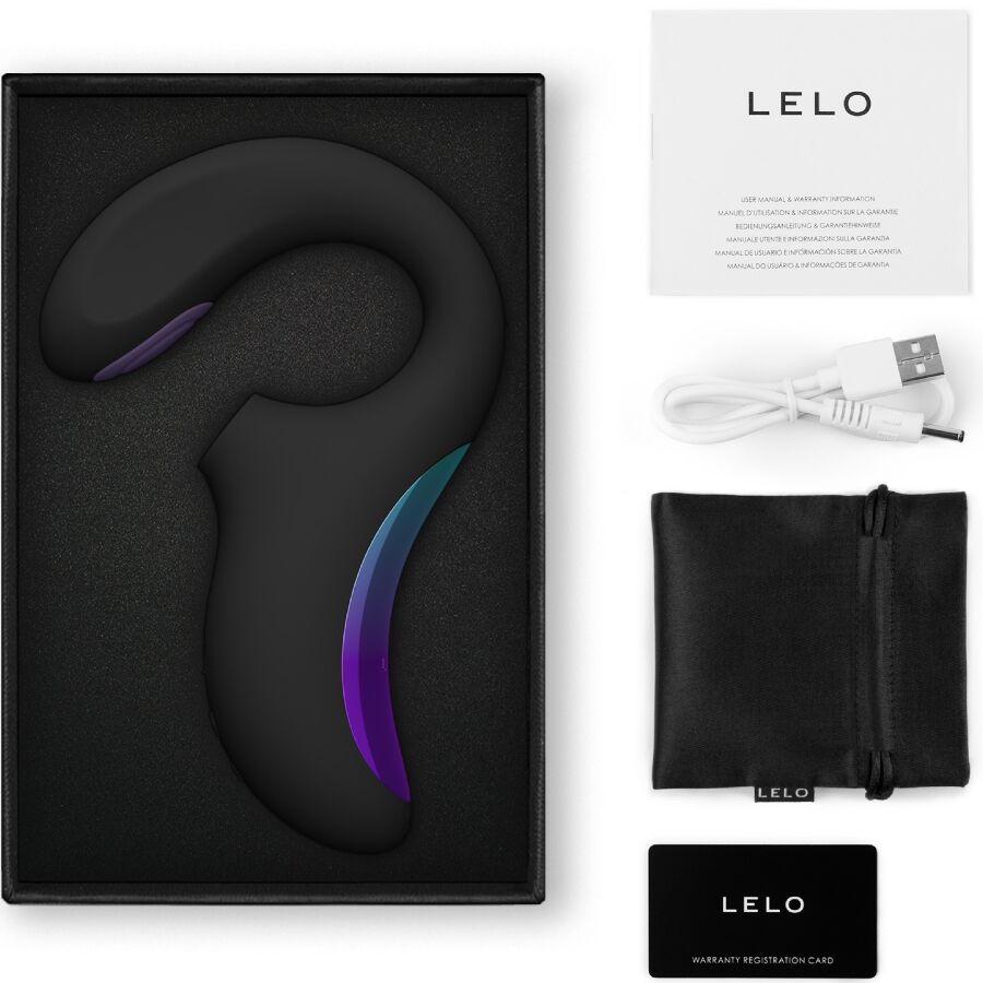Lelo-Enigma Double Sonic Vibrator A-Spot Schwarz-7 Geschwindigkeiten, App · Vibratoren (Bild 3)