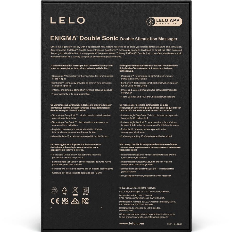 Lelo-Enigma Double Sonic Vibrator A-Spot und Cyber-Klitoris · Vibratoren (Bild 5)