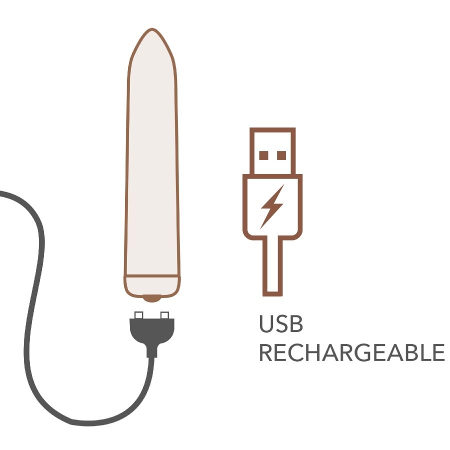 Rocks-Off-Bulle Vibrator Wiederaufladbar Golden Rose-12 Geschwindigkeiten · Vibratoren (Bild 6)