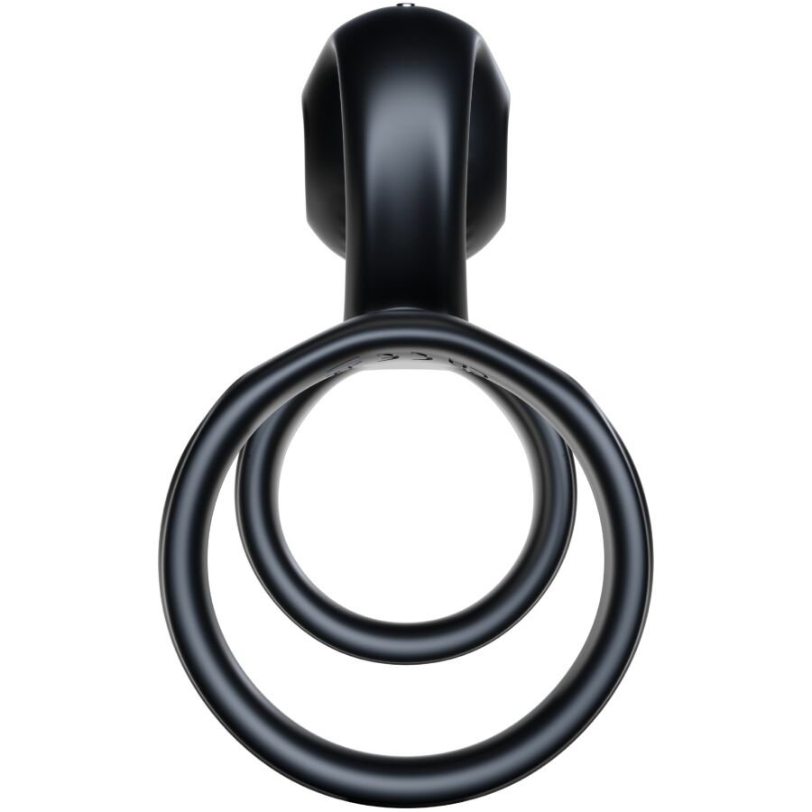 Snail Vibe-Jovi Ring für Paare mit Fernbedienung, Schwarz-Silikon · Sextoys (Bild 2)