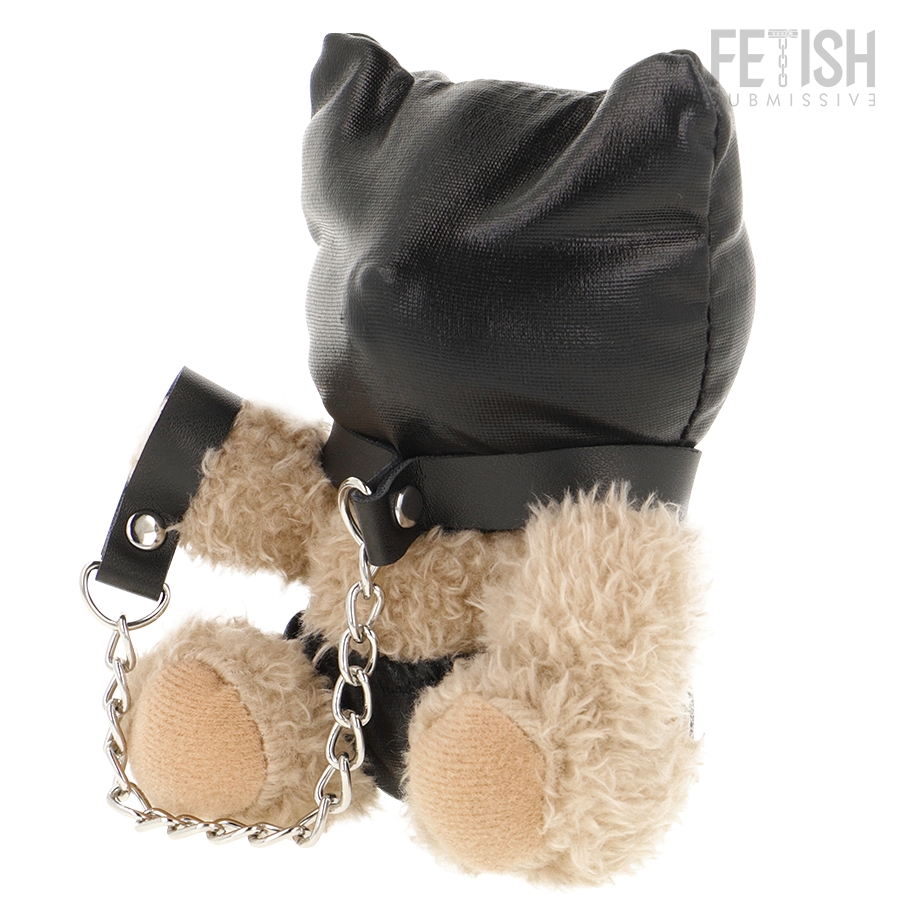 Fetish Submissive Rebel Toys-Momo BDSM-Teddybär Modell 8-Leder