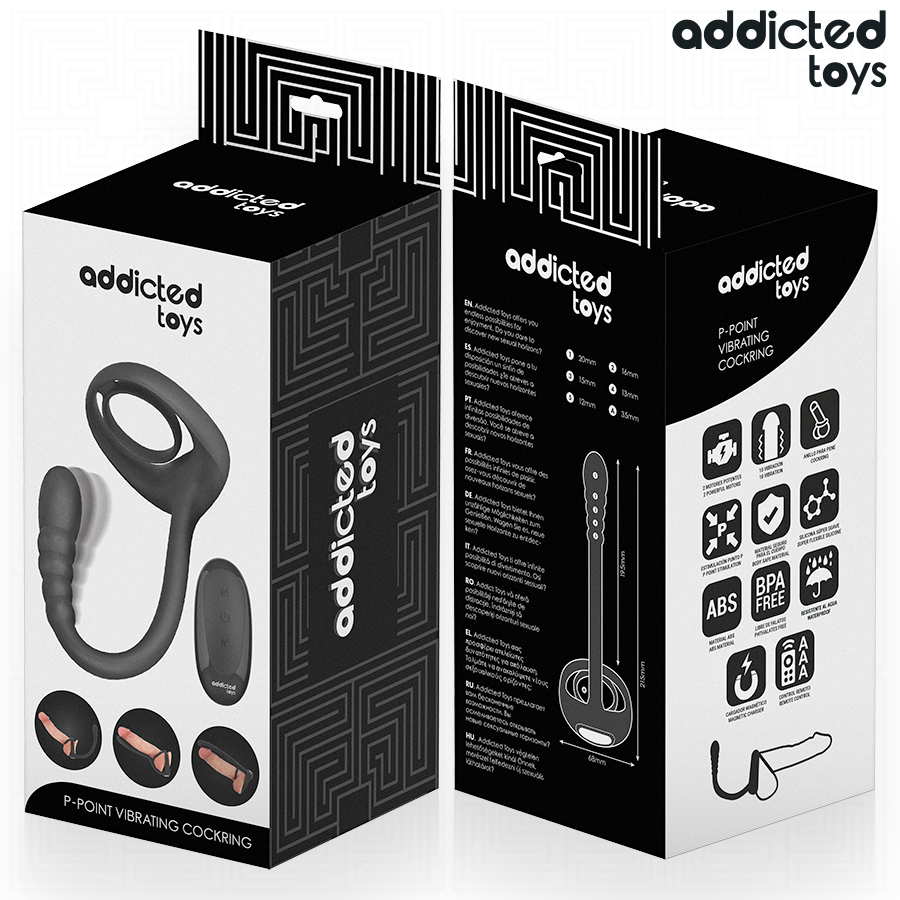 Addicted Toys-P-Spot Ring Vibrator für Penis · Sextoys (Bild 3)