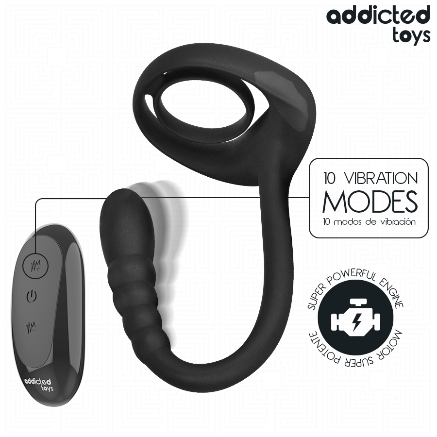 Addicted Toys-P-Spot Ring Vibrator für Penis · Sextoys (Bild 5)