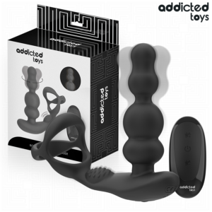 Addicted Toys-Rotierendes Prostata-Massagegerät mit Fernbedienung-Silikon