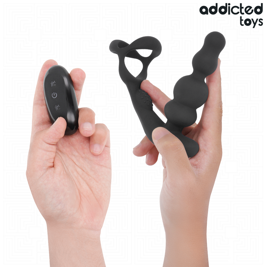 Addicted Toys-Rotative Prostata-Massage mit Fernbedienung-Silikon · Sextoys (Bild 5)