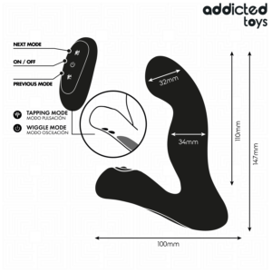 Addicted Toys-Prostata Oszillator mit Tastenmodus und · Sextoys (Bild 6)