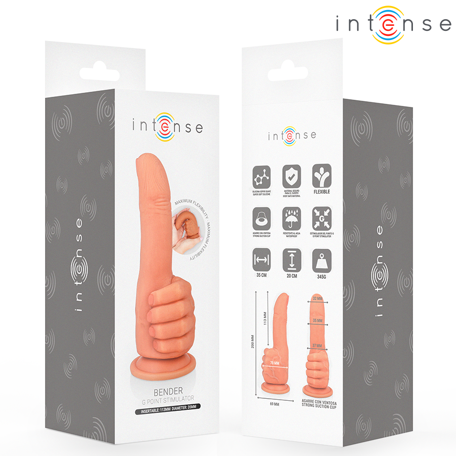 Intense Fun Toys-Bender Stimulator G-Spot Flexible Handform · Sextoys (Bild 5)