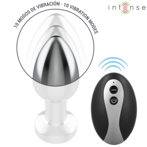 Intense Anal Toys-Analplug Metall Vibrator mit Led Lichter · Sextoys (Bild 4)