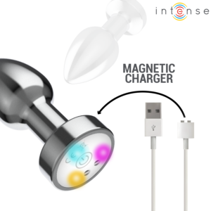 Intense Anal Toys-Analplug Metall Vibrator mit Led Lichter · Sextoys (Bild 6)
