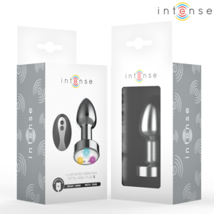 Intense Anal Toys-Analplug Metall Vibrator mit Led Lichter · Sextoys (Bild 3)
